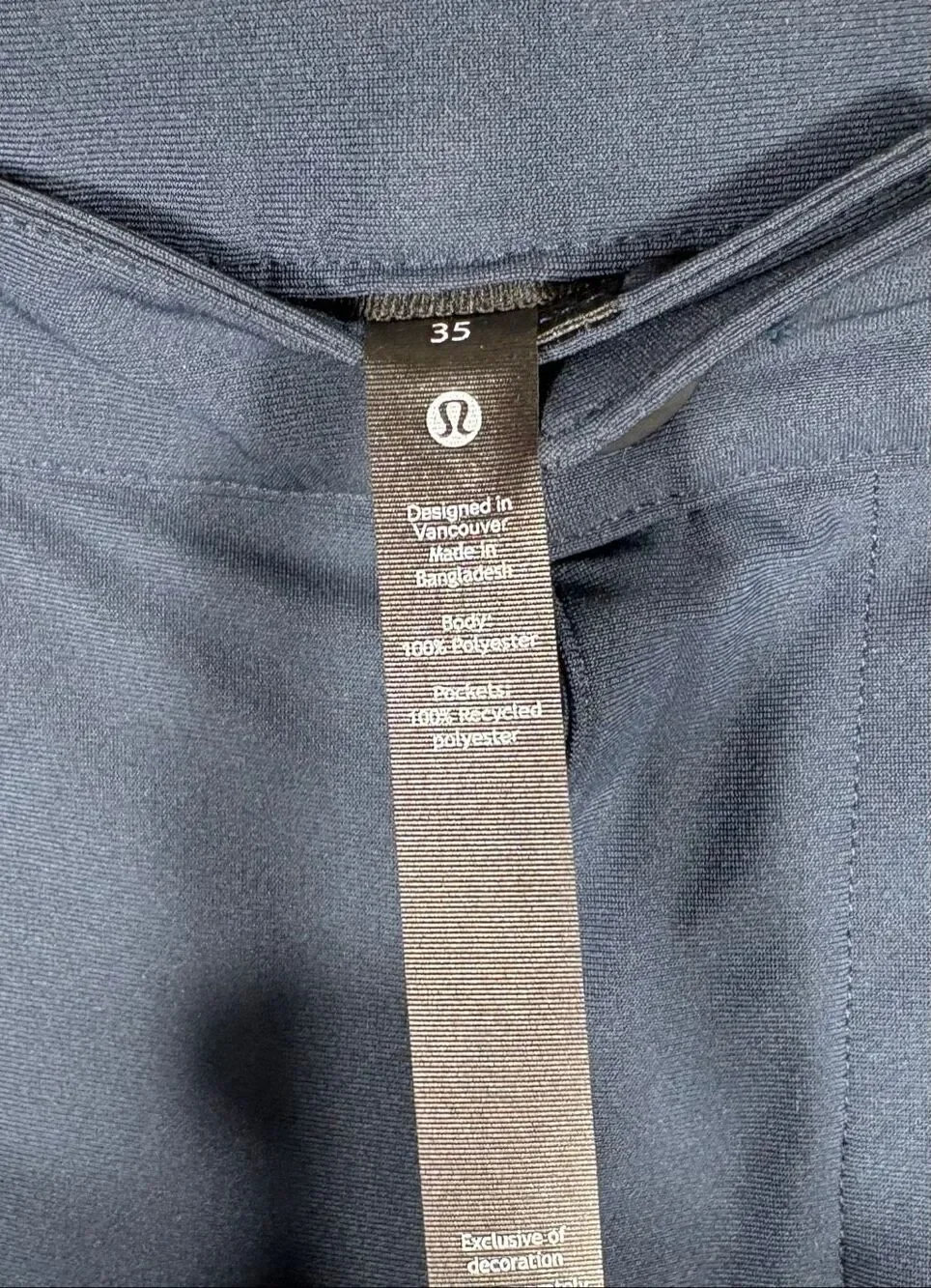 Lululemon Mens ABC pants size 35